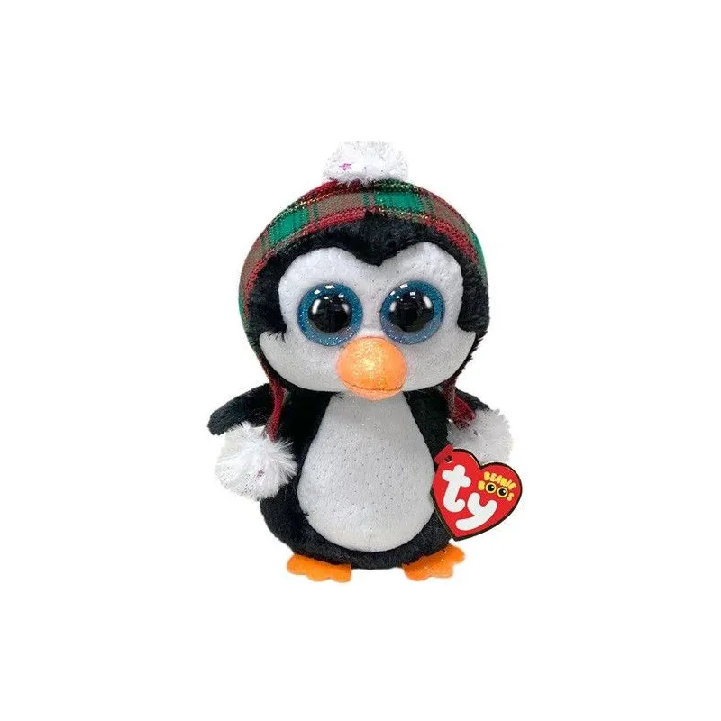 Maskotka Beanie Boos Pingwin świąteczny Cheer 15 cm