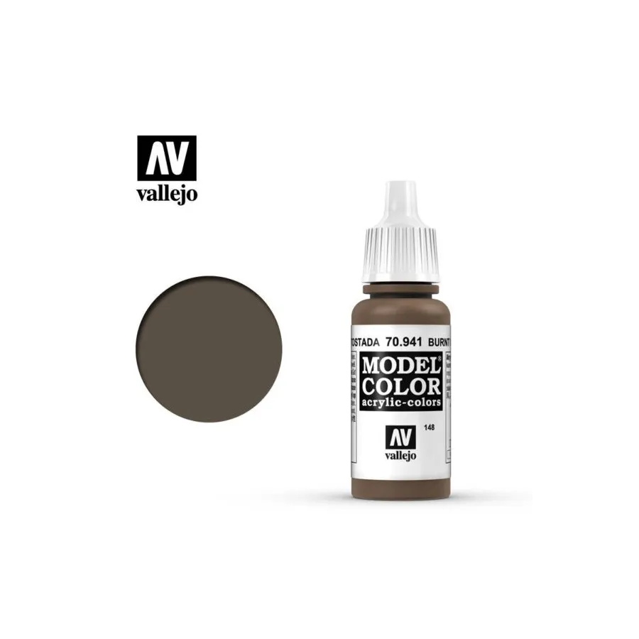 Vallejo 70941 Burnt Umber MC148 17ml