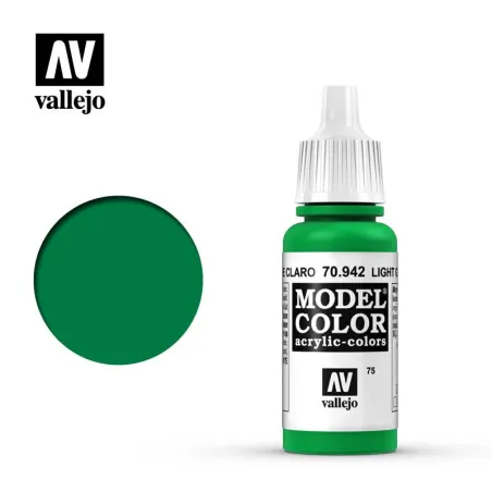 Vallejo 70942 Light Green MC075 17ml