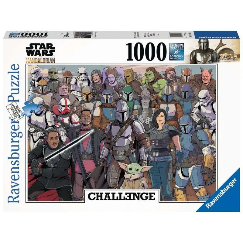 Puzzle 2D 1000 elementów Star Wars Baby Yoda