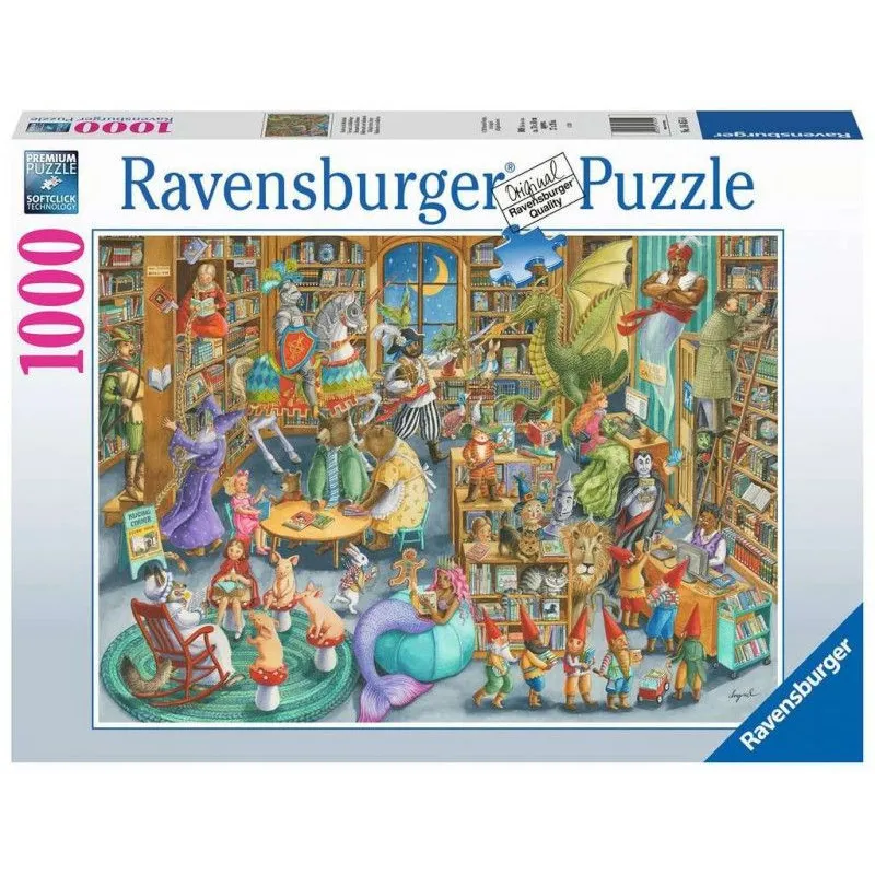 Puzzle 2D 1000 elementów Północ w bibilotece