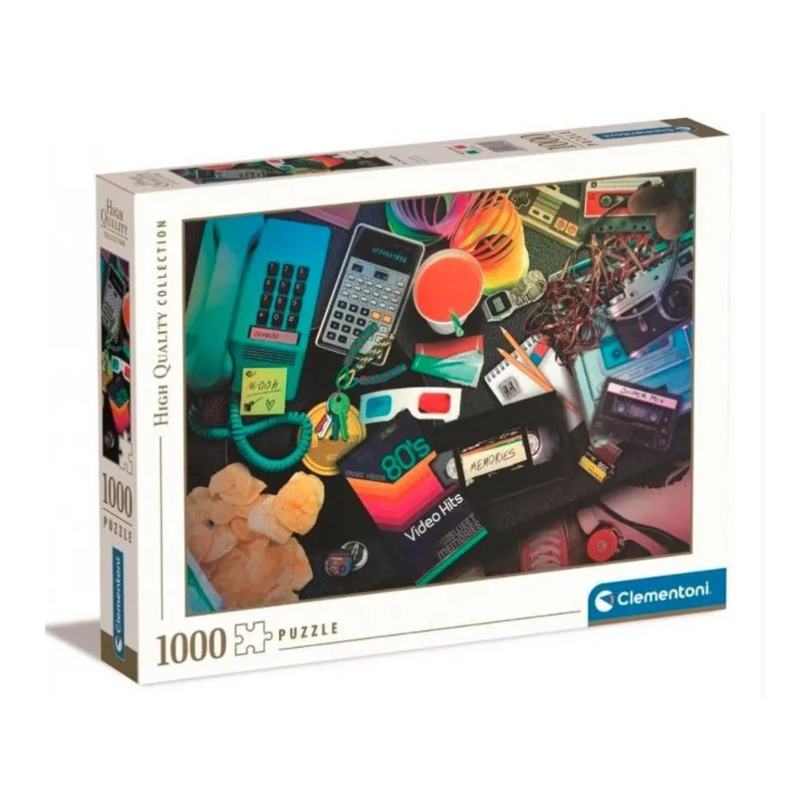 Puzzle 1000 elementów High Quality, 80S Nostalgia