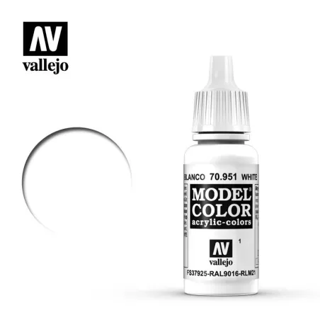Vallejo 70951 White MC001 17ml