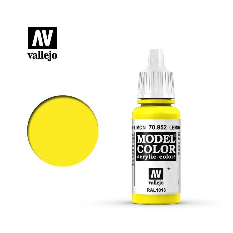 Vallejo 70952 Lemon Yellow MC011 17ml