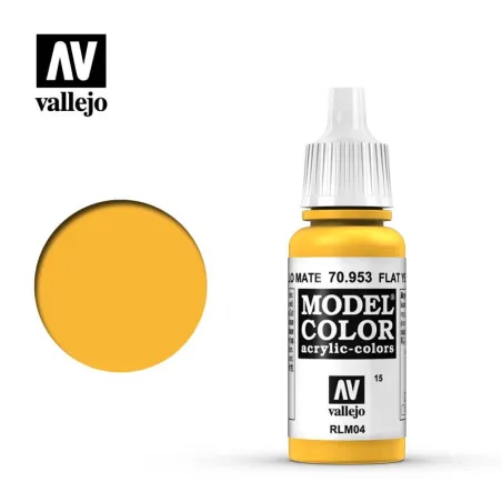 Vallejo 70953 Flat Yellow MC015 17ml