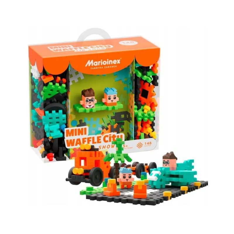 Klocki Waffle mini - Pokaz lotniczy 148 elementów
