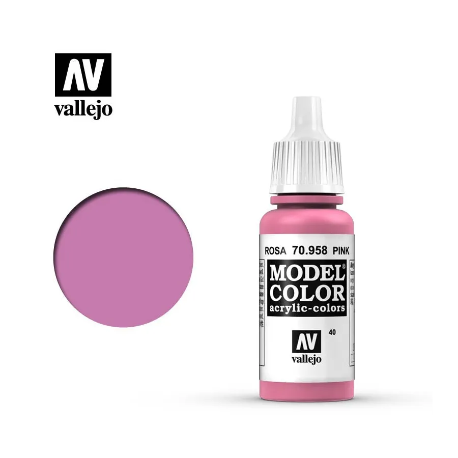 Vallejo 70958 Pink MC040 17ml