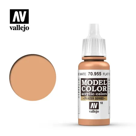 Vallejo 70955 Flat Flesh MC018 17ml