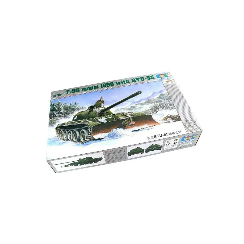 TRUMPETER T-55 model 195 8 with BTU-55