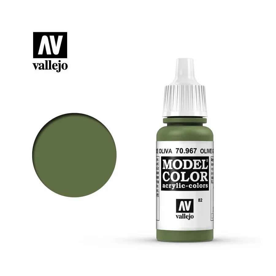 Vallejo 70967 Olive Green MC082 17ml
