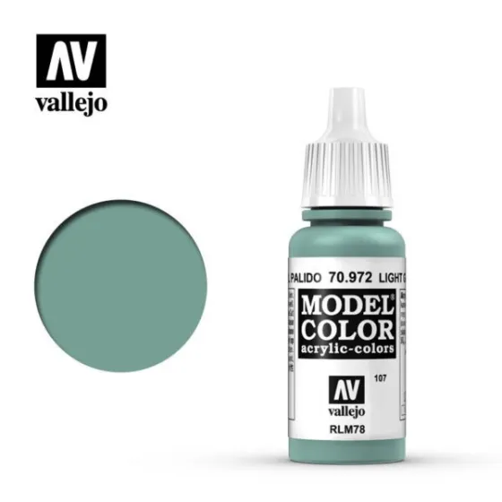 Vallejo 70972 Light Green Blue MC107 17ml