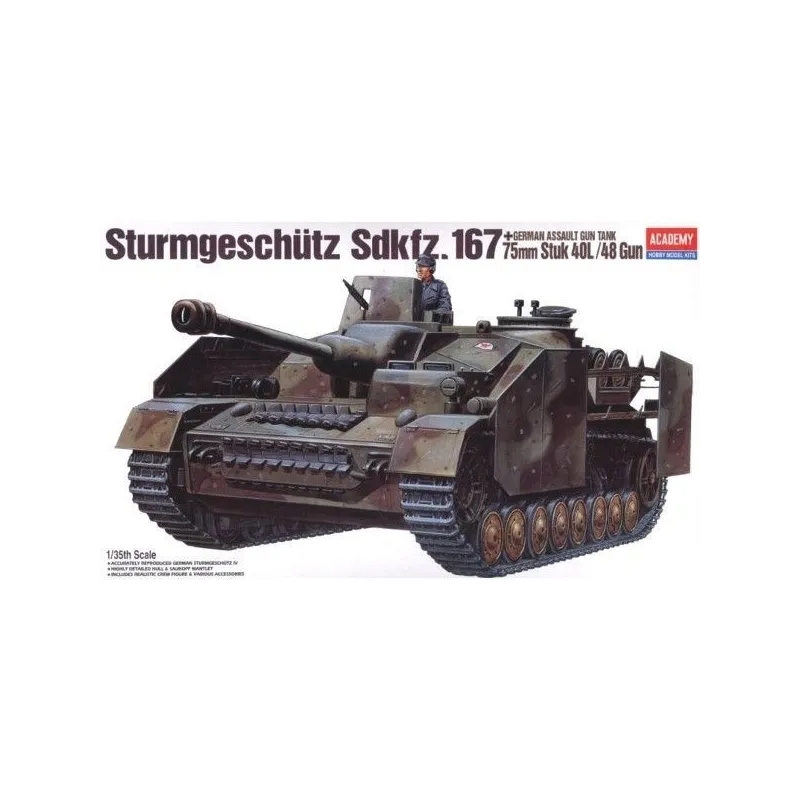 ACADEMY Sturmgeschutz Sd .Kfz.167 + 75mm