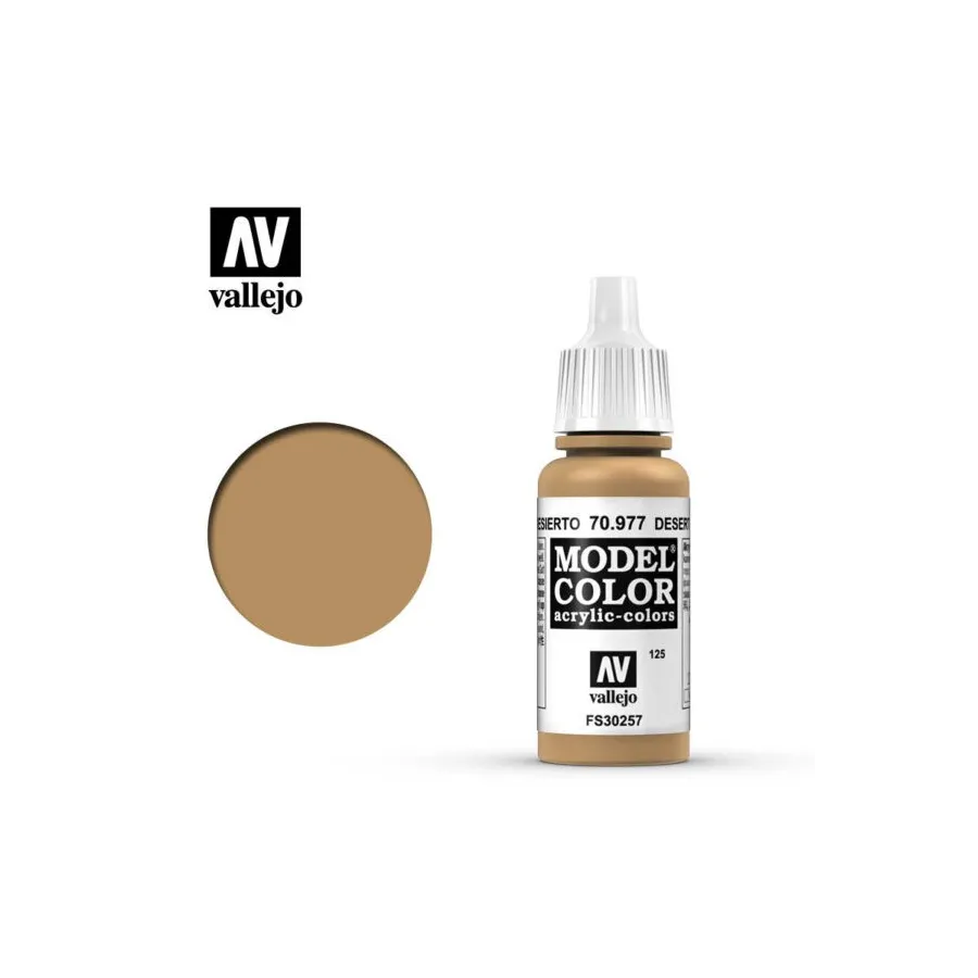 Vallejo 70977 Desert Yellow MC125 17ml