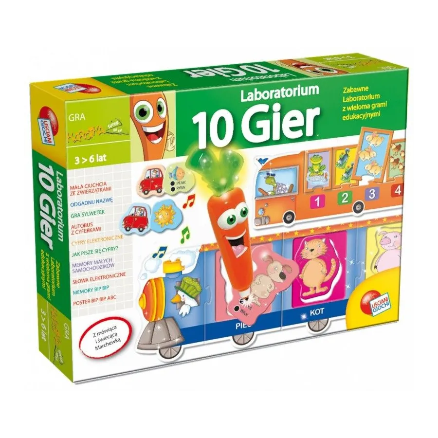 Karotka 10 Gier Laboratorium