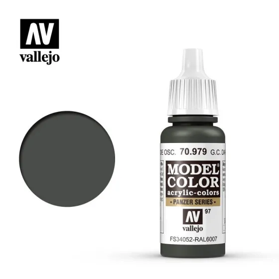 Vallejo 70979 German Camo Dark Green MC097 17ml