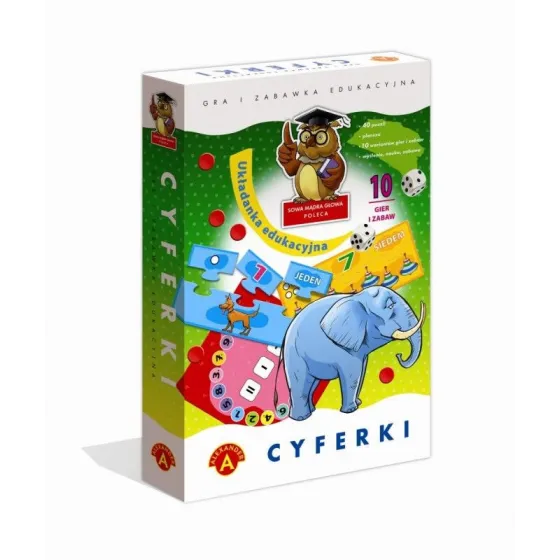 Układanka edukacyjna, Cyferki