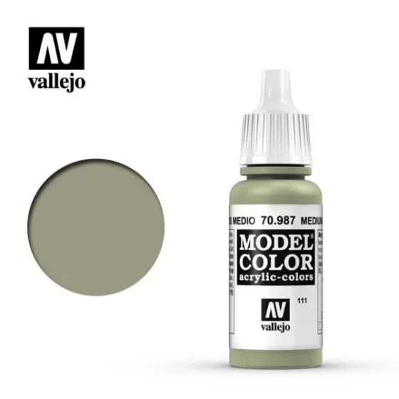 Vallejo 70987 Medium Grey MC111 17ml