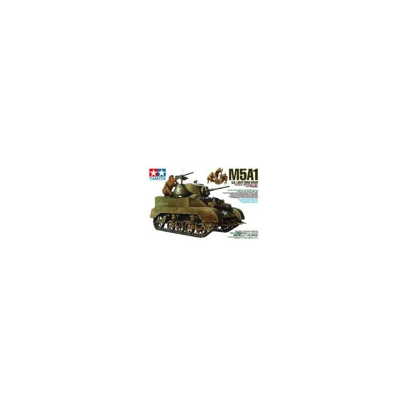 U.S. Light Tank M5A1 "Pursuit Operation" Set (w/4 Figures)