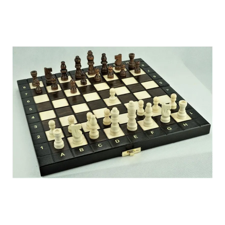 Gra Szachy drewniane w pudełku