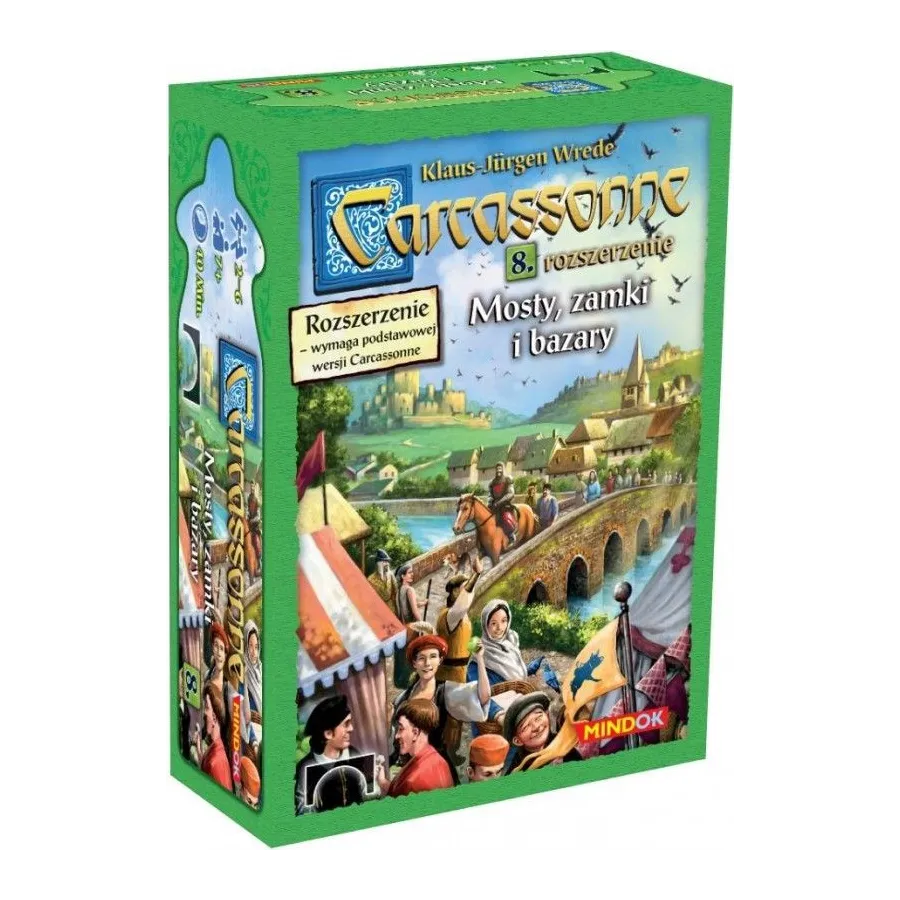 Gra Carcassonne PL 8. Mosty, Zamki i Bazary, Edycja 2