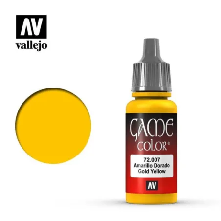 Vallejo 72007 Gold Yellow 17ml