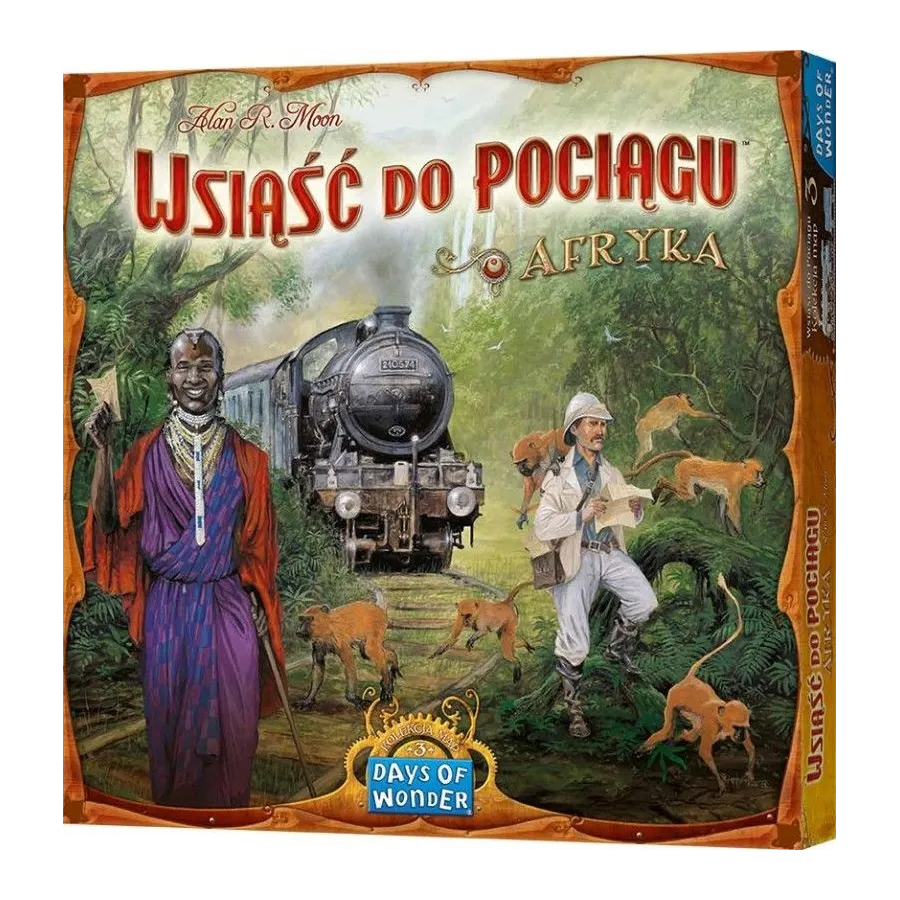 Gra Wsiąść do pociągu Kolekcja Map 3 - Afryka