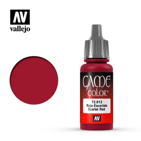 Vallejo 72012 Scarlet Red 17ml