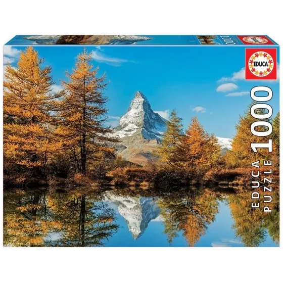 Puzzle 1000 elementów Góra Matterhorn jesienią