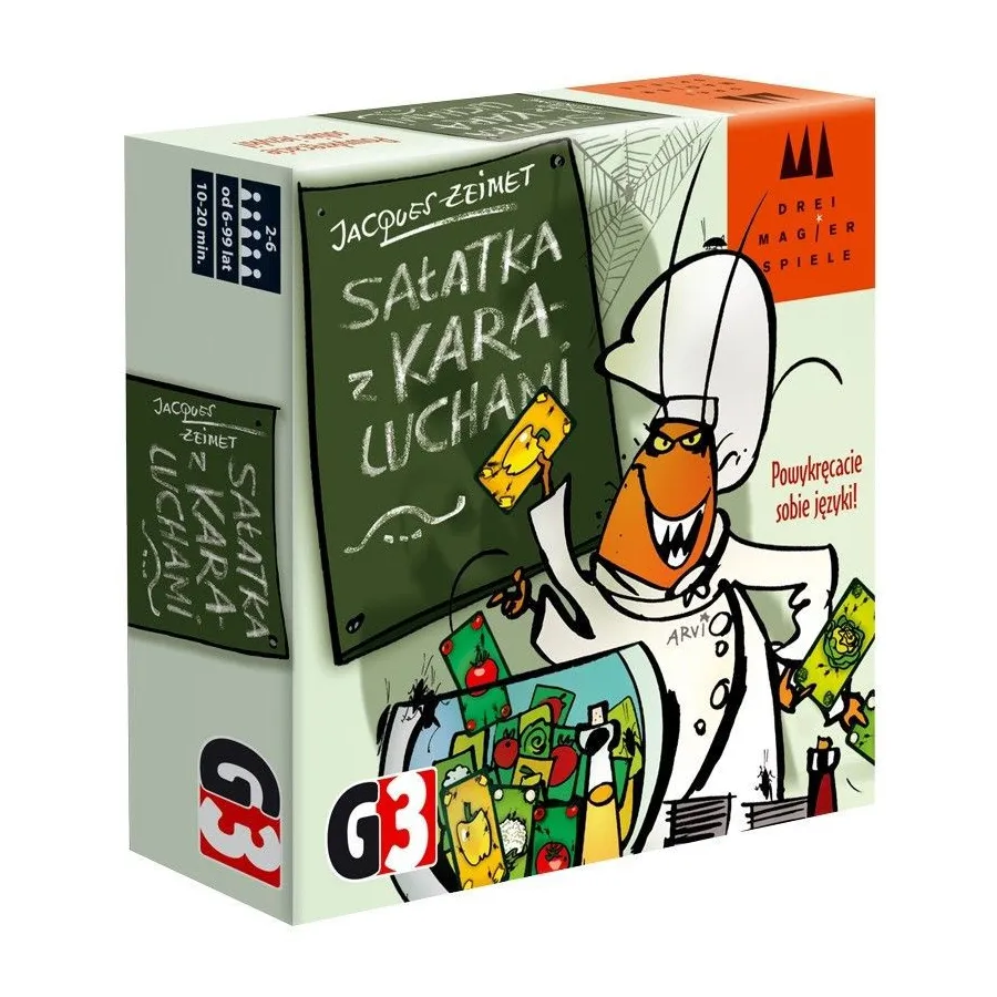 Gra Sałatka z karaluchami