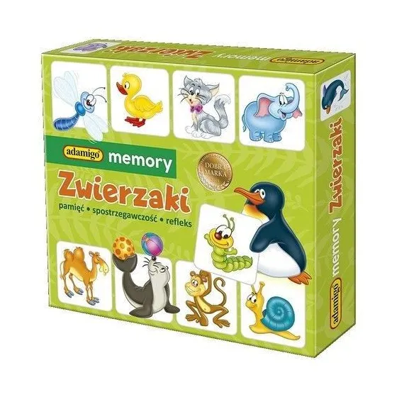 Gra Memory Zwierzaki