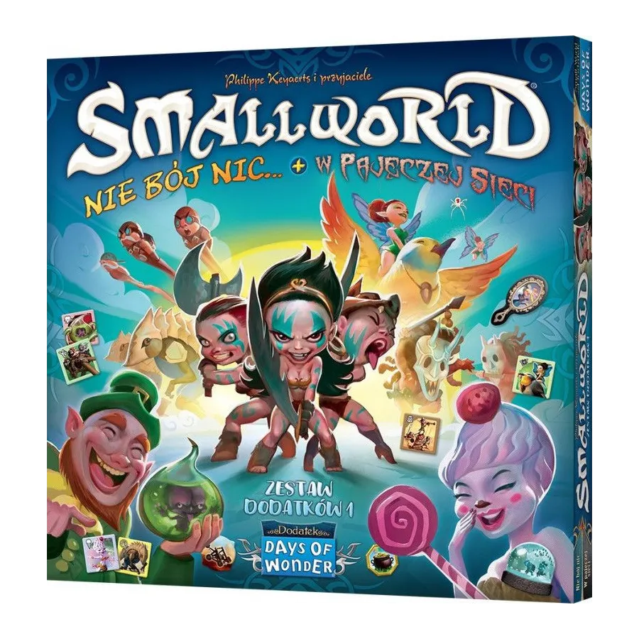 Gra Small World: Zestaw Dodatków 1- Nie bój nic + W pajęczej sieci