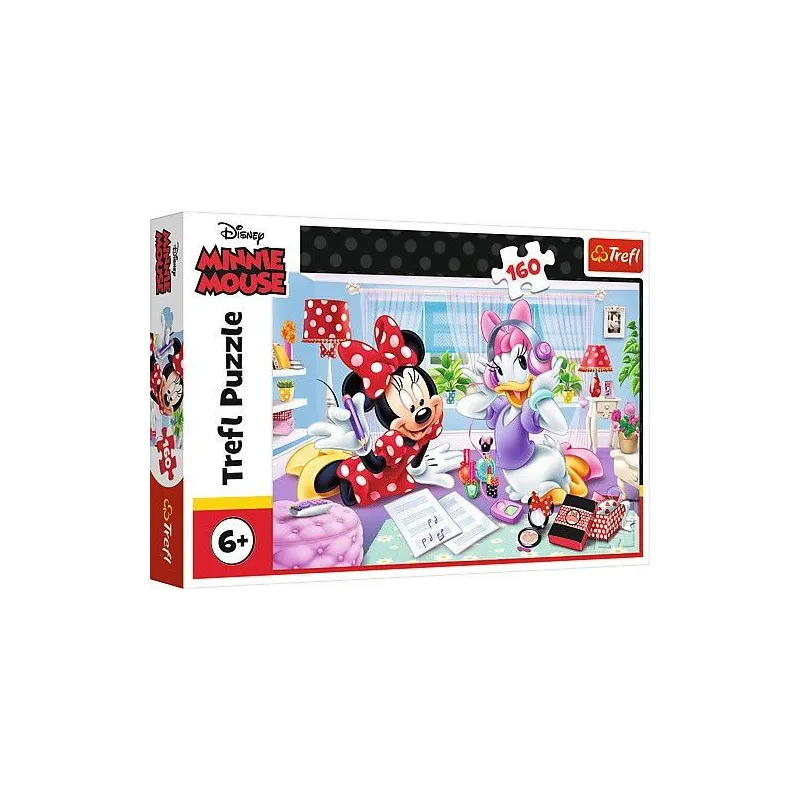 Puzzle 160 elementów - Disney Minnie, Dzień z przyjaciółmi