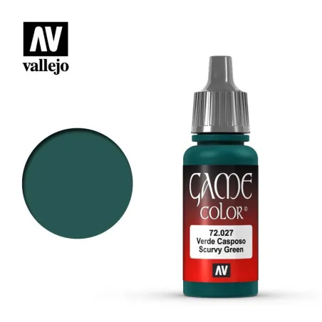 Vallejo 72027 Game Color Scurvy Green 17ml