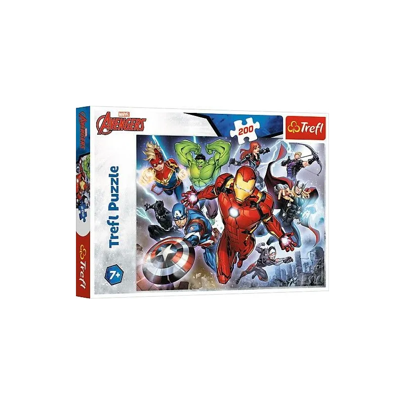 Puzzle 200 elementów Waleczni Avengersi