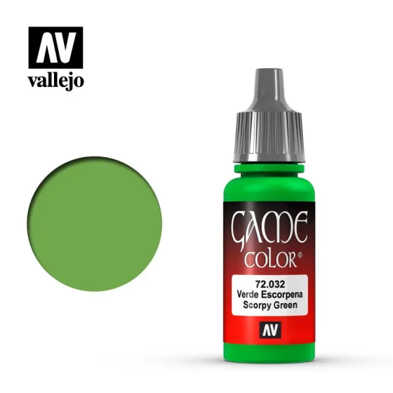 Vallejo 72032 Game Color Scorpy Green 17ml