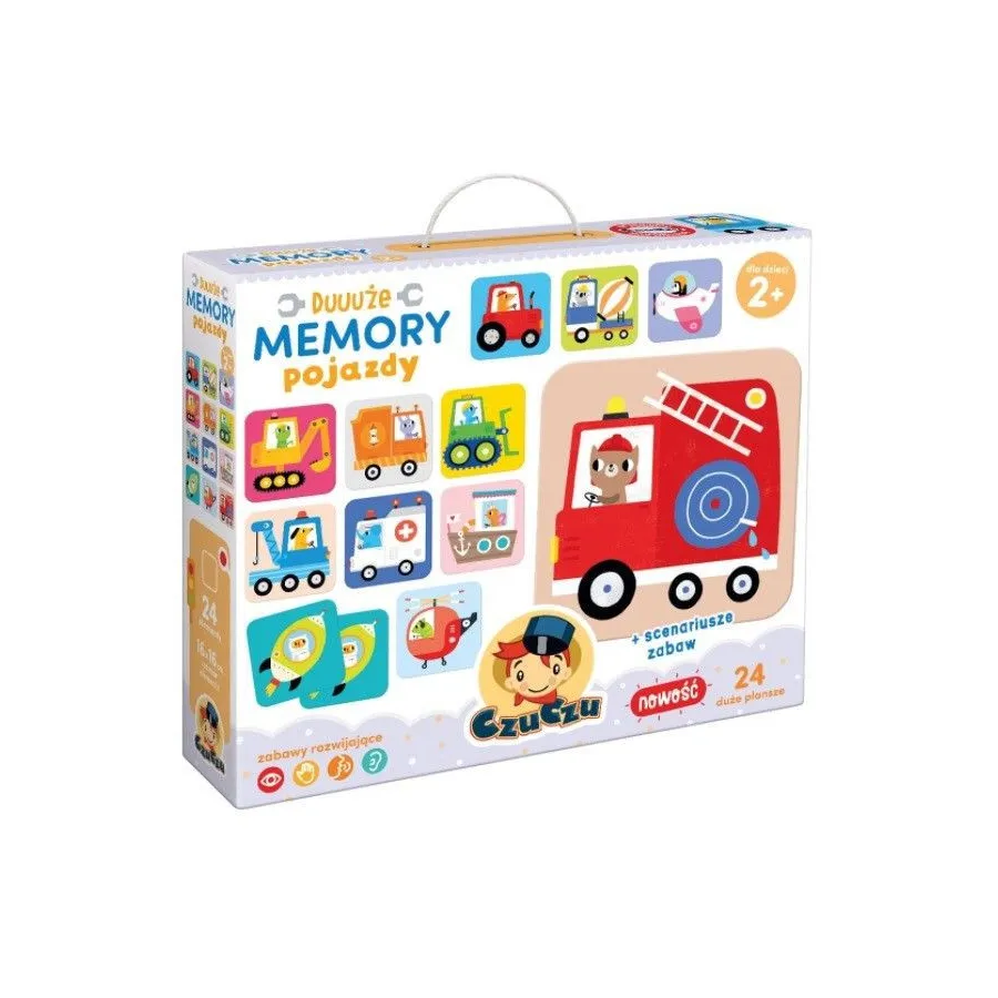 Gra Duuuze memory pojazdy