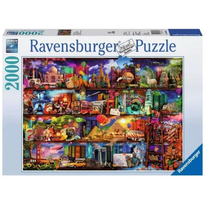 Puzzle 2000 elementów Świat książek