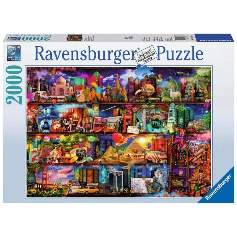 Puzzle 2000 elementów Świat książek