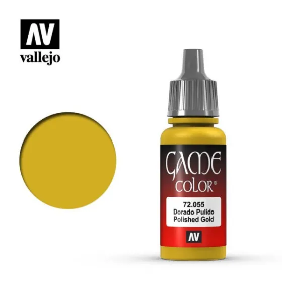 Vallejo 72055 Polished Gold 17ml