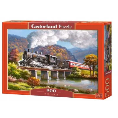 Puzzle 500 elementów Pociąg Iron Horse