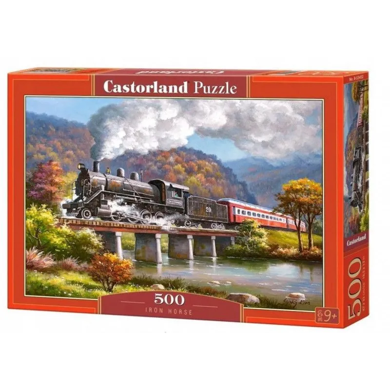Puzzle 500 elementów Pociąg Iron Horse