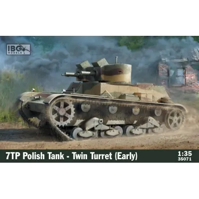 Model do sklejania 7TP Polish Tank-Twin Turret Early Production