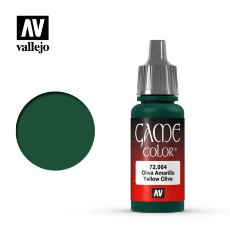 Vallejo 72064 Yellow Olive 17ml