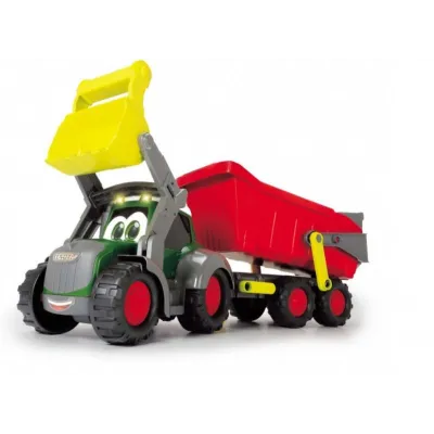 Pojazd ABC Happy Fendt traktor z przyczepą 65 cm