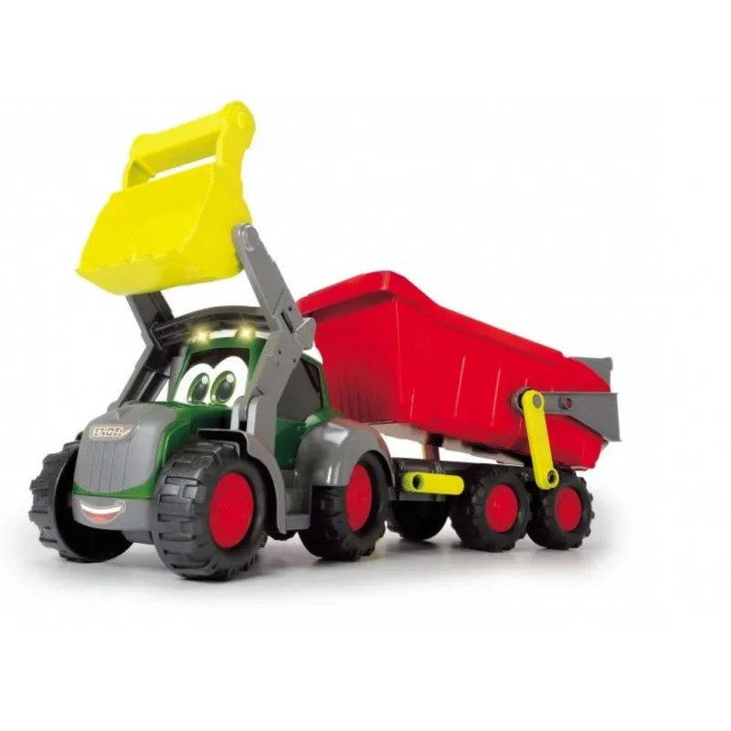 Pojazd ABC Happy Fendt traktor z przyczepą 65 cm