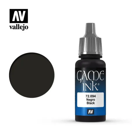 Vallejo 72094 Black 17ml