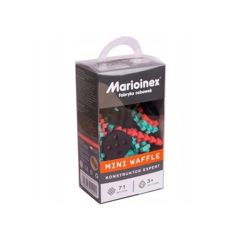 Klocki Mini Waffle Konstruktor EXPERT 71 elementów