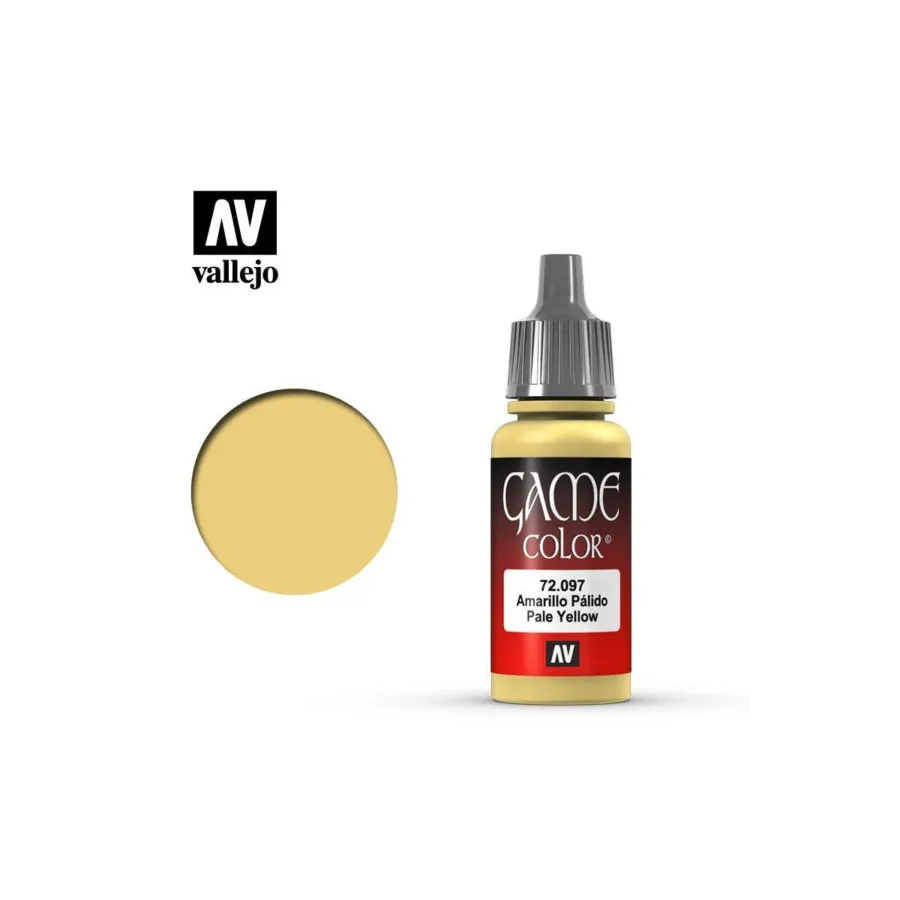 Vallejo 72097 Game Color Pale Yellow 17ml