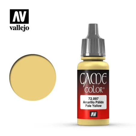Vallejo 72097 Game Color Pale Yellow 17ml