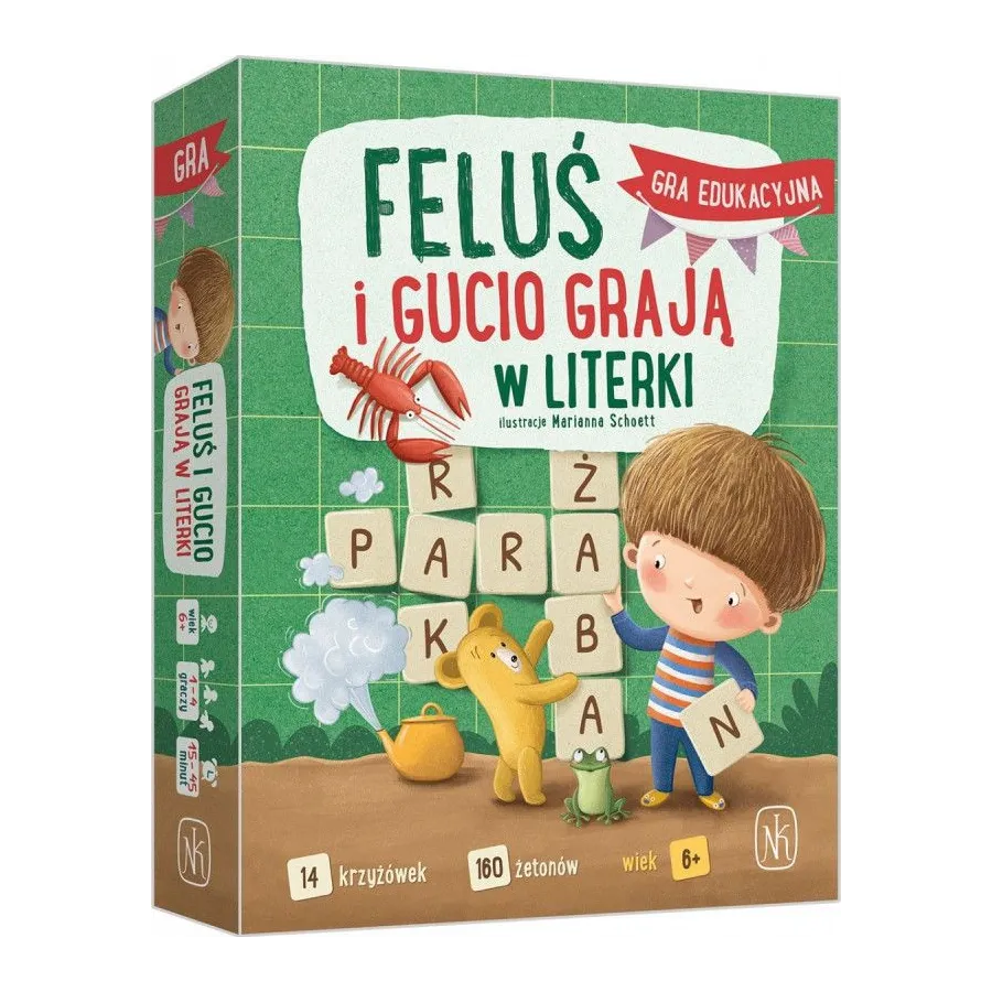 Gra Feluś i Gucio grają w literki
